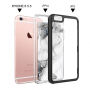 Carcasă de protecţie, cu ramă neagră, pentru Apple iPhone 6 Plus / 6S Plus - fum