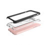 Carcasă de protecţie, cu ramă neagră, pentru Apple iPhone 6 Plus / 6S Plus - fum