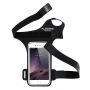 Husă sport FLOVEME, pe încheietura mâinii, pentru Apple iPhone 6 Plus / 6S Plus / 7 Plus / 8 Plus - negru