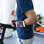 Husă sport FLOVEME, pe încheietura mâinii, pentru Apple iPhone 6 Plus / 6S Plus / 7 Plus / 8 Plus - negru