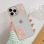 Husă transparentă cu model floral pentru iPhone 14 Pro Max - begonii