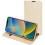 DUX DUCIS husă tip flip pentru iPhone 14 - auriu
