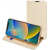 DUX DUCIS husă tip flip pentru iPhone 14 - auriu