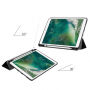 Husă din piele PU, cu spațiu pentru Apple Pencil și funcție de adormire, pentru iPad Air 3 (2019) / Pro 10,5" - negru