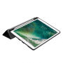 Husă din piele PU, cu spațiu pentru Apple Pencil și funcție de adormire, pentru iPad Air 3 (2019) / Pro 10,5" - negru