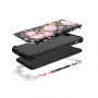 Carcasă super rezistentă, pentru Apple iPhone 7 Plus / 8 Plus - negru cu flori