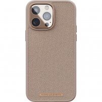 NJORD Just Case husă pentru iPhone 14 Pro Max - bej
