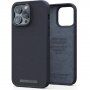 NJORD husă piele pentru iPhone 14 Pro Max - gri închis