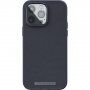 NJORD husă piele pentru iPhone 14 Pro Max - gri închis