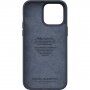 NJORD husă piele pentru iPhone 14 Pro Max - gri închis