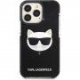 Karl Lagerfeld Choupette Head husă pentru iPhone 13 Pro Max - negru