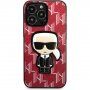 Karl Lagerfeld Monogram Ikonik husă pentru iPhone 13 Pro Max - roșu