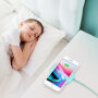 Încărcător wireless QI BASEUS, în stil donut, pentru Apple iPhone - turcoaz