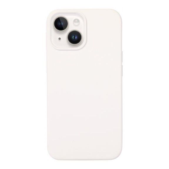 Carcasă din silicon pentru iPhone 14 Plus - alb
