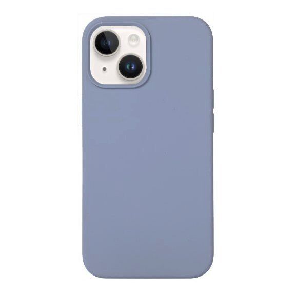 Carcasă din silicon pentru iPhone 14 Plus - albastru-gri