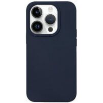 Carcasă din silicon pentru iPhone 14 Pro - albastru închis