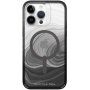 GEAR4 D3O Milan Snap Black Swirl husă transparentă cu MagSafe pentru iPhone 14 Pro Max - negru