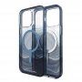GEAR4 D3O Milan Snap Blue Swirl husă transparentă cu MagSafe pentru iPhone 14 Pro Max - albastru