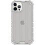 Husă rezistentă, strălucitoare cu grilă verticală pentru iPhone 12 Pro Max - gri