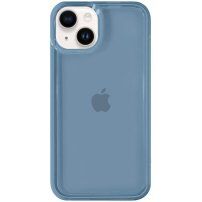 Husă rezistentă, transparentă Armor pentru iPhone 14 Plus - albastru