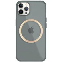 Husă transparentă, strălucitoare cu MagSafe pentru iPhone 11 Pro Max - gri
