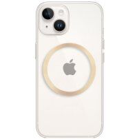 Husă transparentă, strălucitoare cu MagSafe pentru iPhone 14 Plus - transparent