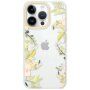 Husă transparentă cu model floral pentru iPhone 14 Pro Max - trandafiri