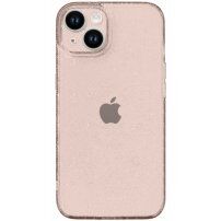 Carcasă transparentă cu paiete, pentru iPhone 14 Plus - auriu