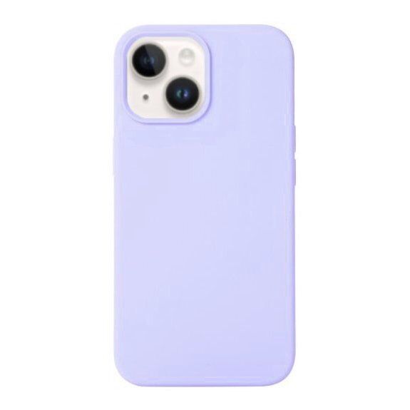 Carcasă din silicon pentru iPhone 14 Plus - violet deschis