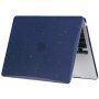 Husă transparentă lucioasă cu sclipici pentru MacBook Air 13" (A2681 / A3113) - albastru închis