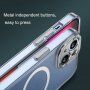 Husă de protecție transparentă cu MagSafe pentru iPhone 14 Plus - şampanie aurie