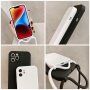 Husă din silicon cu șnur pentru iPhone 14 Plus - alb