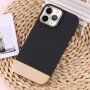 Husă de protecție cu partea inferioară metalizată pentru iPhone 11 Pro - negru