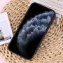 Husă de protecție cu partea inferioară metalizată pentru iPhone 11 Pro - negru