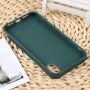 Husă de protecție cu partea inferioară metalizată pentru iPhone XR - verde