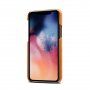 Husă din piele cu buzunare carduri pentru iPhone 11 Pro Max - maroniu