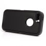 Husă rezistentă, cu clips de curea. pentru iPhone SE (2016) / 5 / 5S - negru