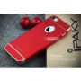 Carcasă elegantă IPAKY, pentru iPhone 5 / 5S / SE (2016) - roşu - auriu