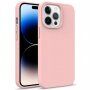 Carcasă mată ecologică degradabilă pentru iPhone 14 Pro Max - roz