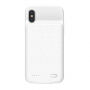 Carcasă BASEUS, cu baterie 3500mAh, pentru iPhone X - alb