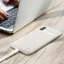 Carcasă BASEUS, cu baterie 3500mAh, pentru iPhone X - alb