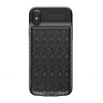 Carcasă BASEUS, cu baterie 3500mAh, pentru iPhone X - negru