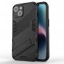 Husă de protecție durabilă cu stand pentru iPhone 14 Plus - negru