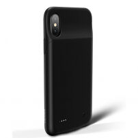 Carcasă USAMS, cu baterie 3200mAh pentru iPhone X - negru