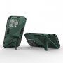 Husă de protecție durabilă cu stand pentru iPhone 14 Pro Max - verde