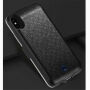Carcasă de design cu baterie 5500mAh, pentru iPhone X - negru