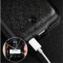 Carcasă de design cu baterie 5500mAh, pentru iPhone X - negru