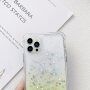 Husă transparentă cu paiete și curea reglabilă pentru iPhone 14 Pro - negru