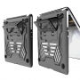 Carcasă din plastic, cu stativ, pentru MacBook Air 13" - negru