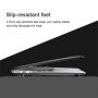 Carcasă din plastic, cu stativ, pentru MacBook Air 13" - negru